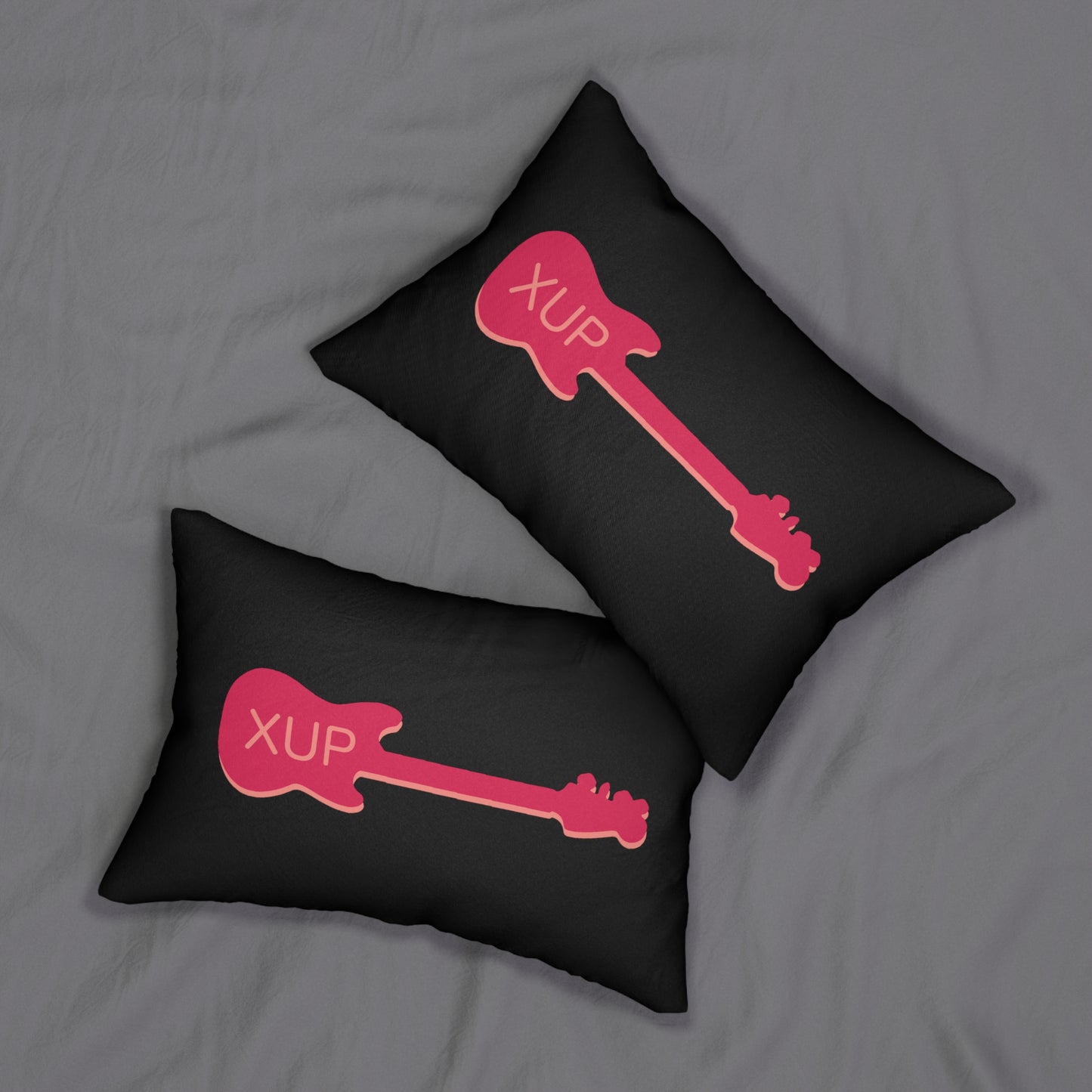 XUP Mustang bass logo Spun Polyester Lumbar Pillow