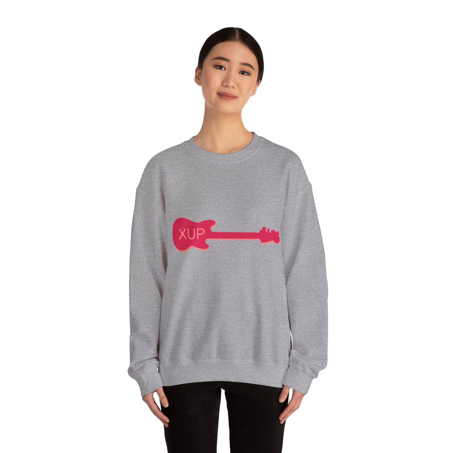 XUP Mustang bass logo Unisex Heavy Blend™ Crewneck sweatshirt