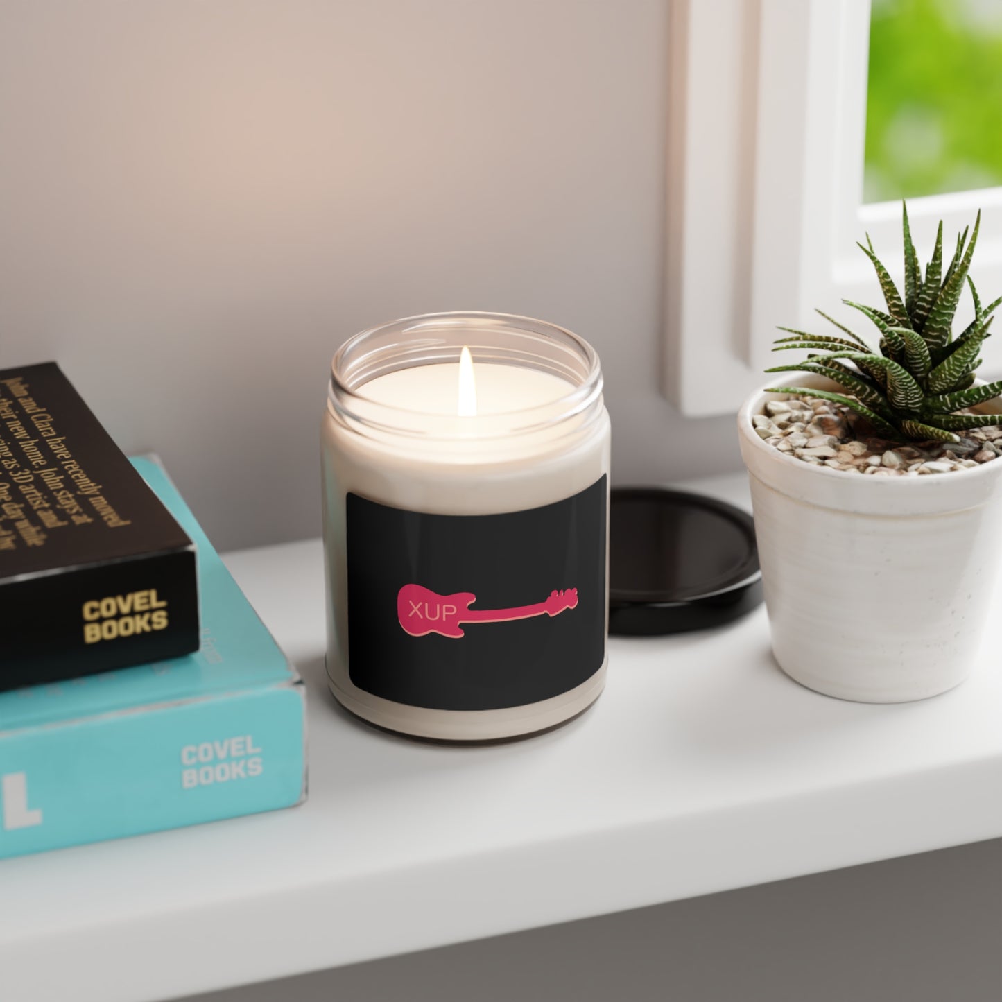 XUP Mustang bass logo - Scented Soy Candle, 9oz