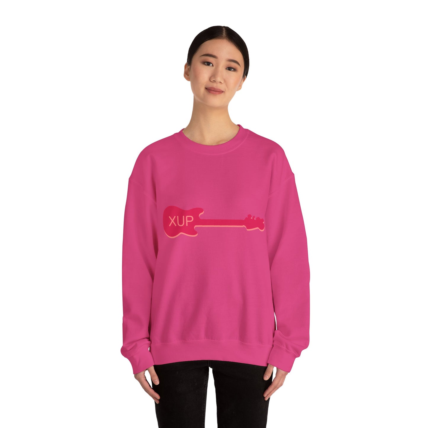 XUP Mustang bass logo Unisex Heavy Blend™ Crewneck sweatshirt