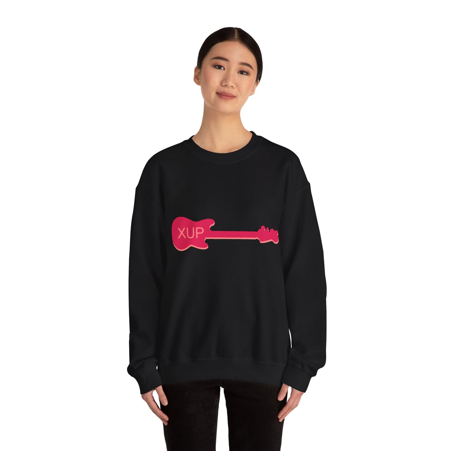 XUP Mustang bass logo Unisex Heavy Blend™ Crewneck sweatshirt