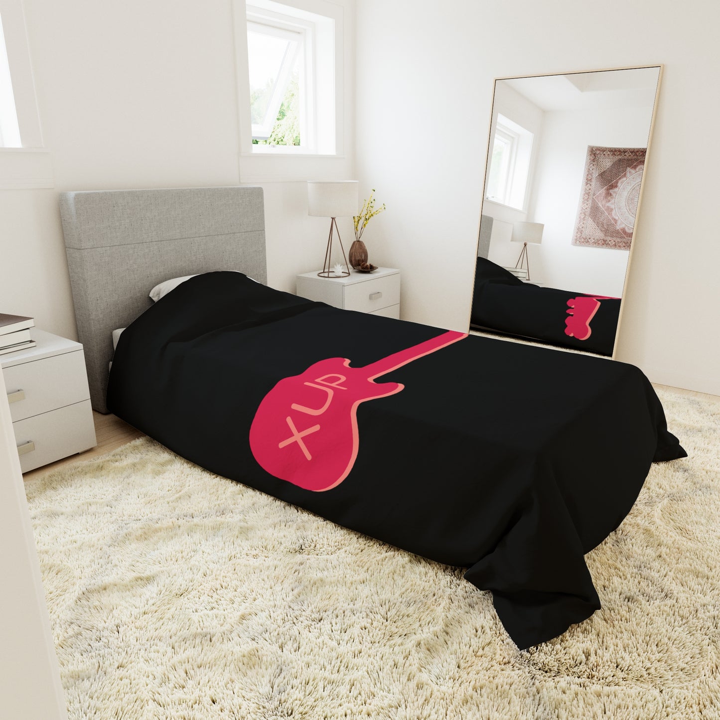 XUP Mustang bass logo Duvet Cover