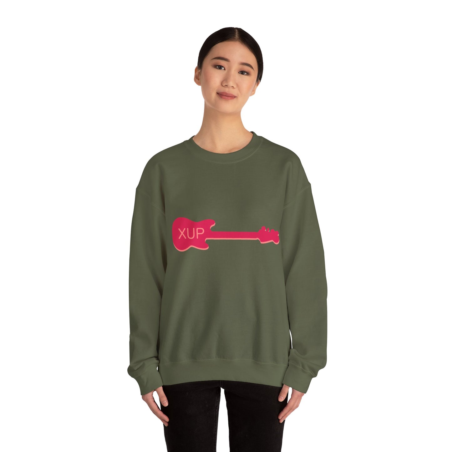 XUP Mustang bass logo Unisex Heavy Blend™ Crewneck sweatshirt