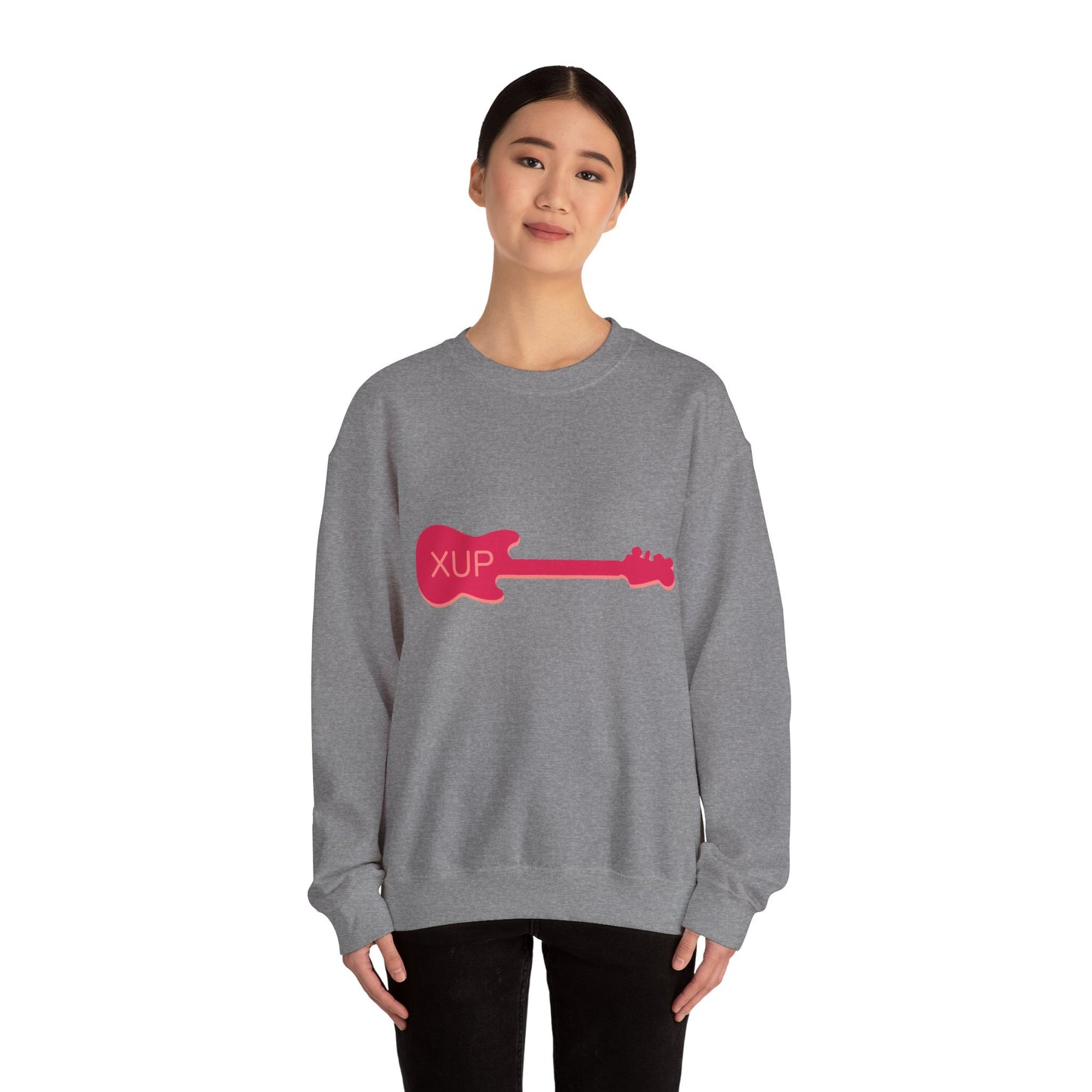XUP Mustang bass logo Unisex Heavy Blend™ Crewneck sweatshirt