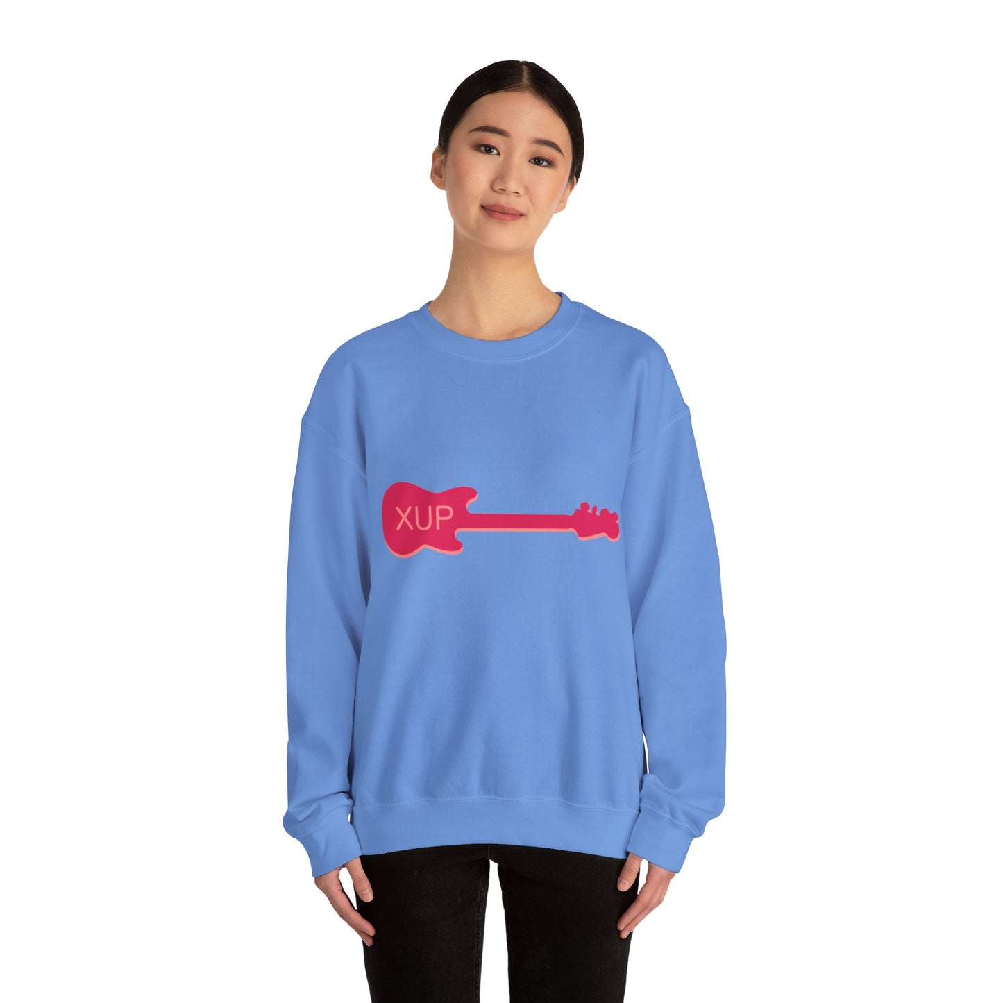 XUP Mustang bass logo Unisex Heavy Blend™ Crewneck sweatshirt