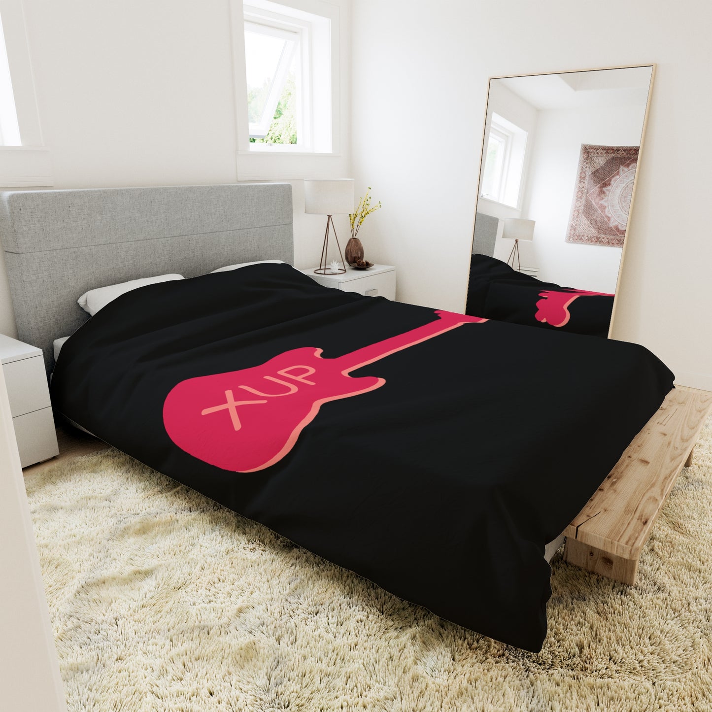 XUP Mustang bass logo Duvet Cover