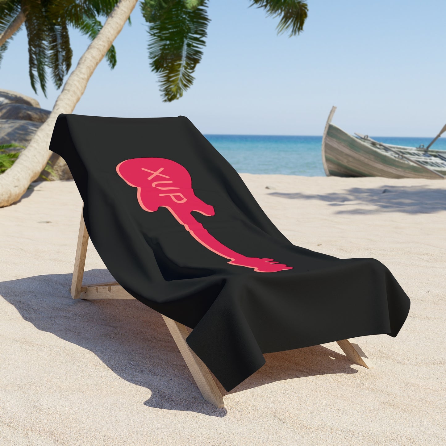 XUP Mustang bass Beach Towel